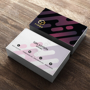 Kurumsal Çift Yön Standart Kartvizit online tasarla