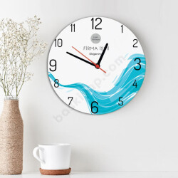 Kurumsal Kimlik - Dalgalı Mavi online tasarla