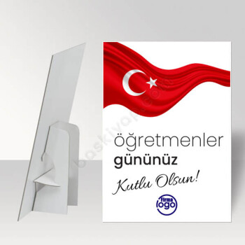 Kurumsal Öğretmenler Günü Reklam Panosu online tasarla