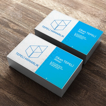 Kurumsal Tek Yön Mimar Kartviziti online tasarla