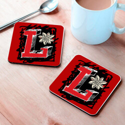 L Harfli Bardak Altlığı online tasarla