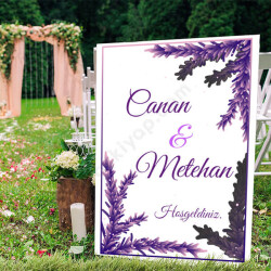 Lavanta Tasarım Ayaklı Pano online tasarla