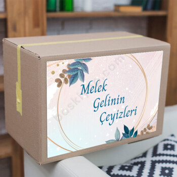 Leylak Çeyiz Etiketi online tasarla