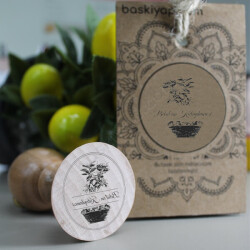 Limon Ağacı Tasarımlı Ahşap Saplı Kütüphane Kaşesi online tasarla