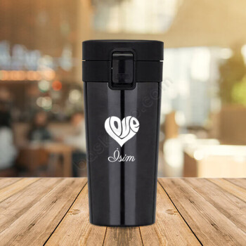 Love Kalp Tasarımlı Termos online tasarla