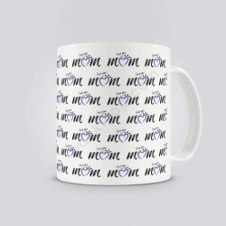 Love You Mom Kendin Tasarla Baskılı Kupa online tasarla