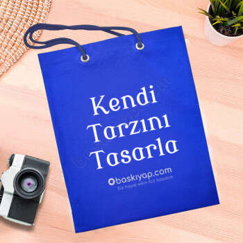 Mavi Bez Çanta Tasarla online tasarla