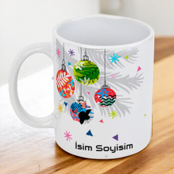 Merry Christmas Tasarımlı Kupa Bardak online tasarla