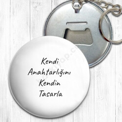 Metal Açacak Anahtarlık online tasarla