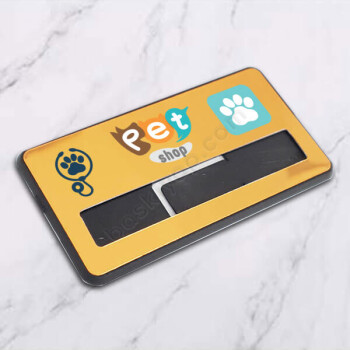 Mıknatıslı/İğneli İsimlik Pet Shop online tasarla