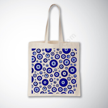 Nazar Boncuğu Tasarımlı Bez Çanta online tasarla