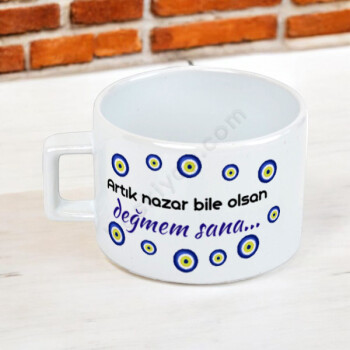 Nazar Boncuk Temalı Fincan online tasarla