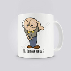 Ne Oluyor Orda Tasarım Baskılı Kupa Bardak online tasarla