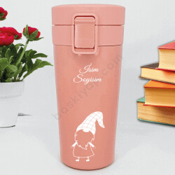 Noel Baba Tasarımlı Çelik Termos online tasarla