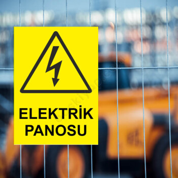 Elektrik Panosu Etiketi online tasarla