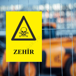 Zehir Levhası online tasarla