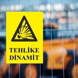 Tehlike Dinamit Levhası online tasarla