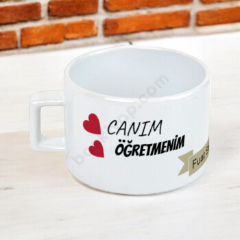 Öğretmene Hediye Baskılı Fincan1 online tasarla