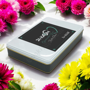 Öğretmenler Günü Hediyesi Metal Baskılı Kutu online tasarla