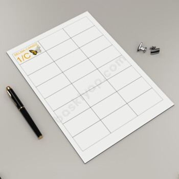 Okul Etiketi Dikdörtgen 24 Parça online tasarla