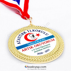 Okuma Bayramı Madalyası online tasarla