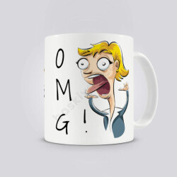 Omg Tasarımlı Kupa Bardak online tasarla