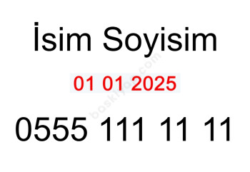 Otomatik Tarih Kaşesi Tasarla online tasarla