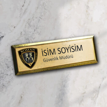 Özel Güvenlik Yaka Rozeti online tasarla