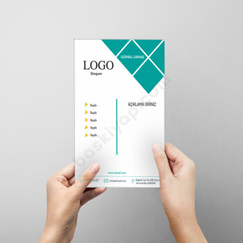 Özel Kurs A5 Broşür Tasarımı online tasarla
