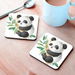 Panda Tasarım Bardak Altlığı online tasarla