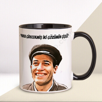 "Parka Gidecekmiş İki Gözümün Çiçeği" Kemal Sunal Kupa online tasarla