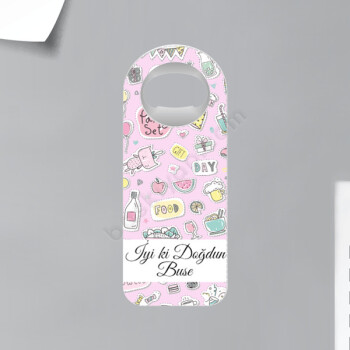 Parti Sticker Tasarımlı Dik Magnet Açacak online tasarla