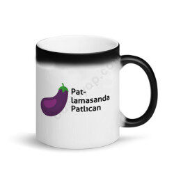 Patlamasanda Patlıcan Esprili Sihirli Kupa Bardak online tasarla