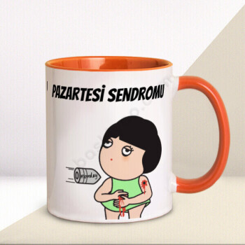 Pazartesi Sendromu Tasarım Kupa Bardak online tasarla