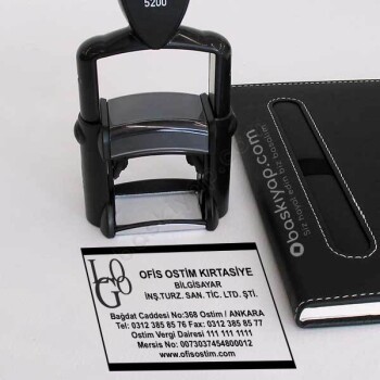 Profesyonel Kaşe 5200 Logolu Firma Kaşesi online tasarla