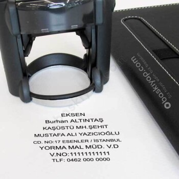 Profesyonel Yuvarlak 5215 Firma Bilgileri Kaşesi online tasarla