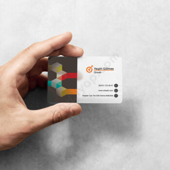 Pvc Şeffaf Kurumsal Kartvizit online tasarla