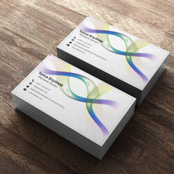 Kurumsal Kartvizit Renkli Tasarım online tasarla