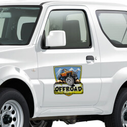 Renkli Tasarım Offroad Sticker online tasarla