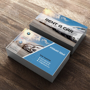Rent A Car Kartvizit online tasarla