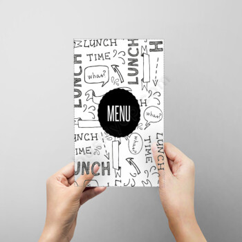 Restorant Menü Broşürü A5 online tasarla