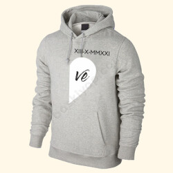 Roma Rakamlı Sevgili Hoodie online tasarla