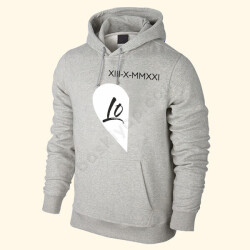 Roma Rakamlı Sevgili Hoodie 2 online tasarla