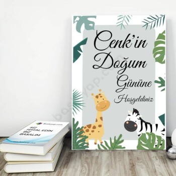 Safari Tasarımlı Afiş online tasarla