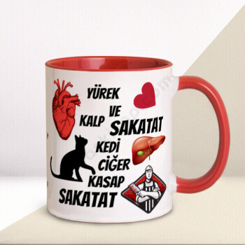 Sakatat Tasarımlı Kupa online tasarla