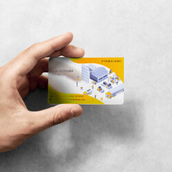 Sarı Beyaz Renkli Kurumsal online tasarla