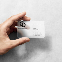 Şeffaf Siyah Kesik Çizgili online tasarla