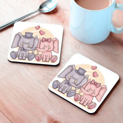 Sevgili Filler Tasarım Bardak Altlığı online tasarla