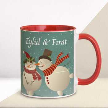 Sevgililer Günü Kış Temalı Kupa online tasarla
