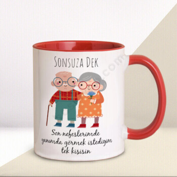 Sevgililer Günü Sonsuza Dek Tasarım Kupa online tasarla